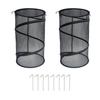 Plant Cover Pop Up Portable Mesh Veil Garden Flower Protector Round Foldable Enclosure Patio Outdoor Plant Protective