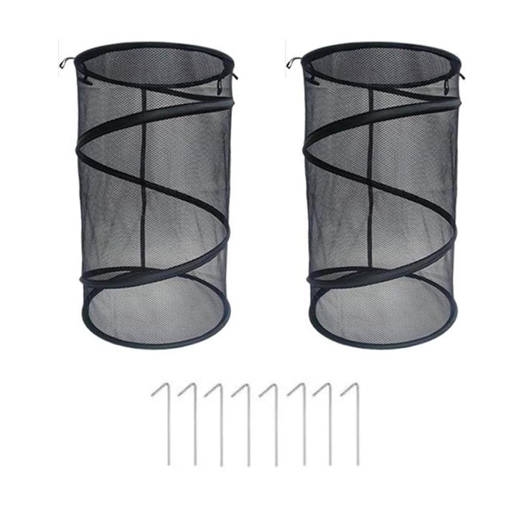 Plant Cover Pop Up Portable Mesh Veil Garden Flower Protector Round Foldable Enclosure Patio Outdoor Plant Protective