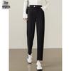 Women's Fall/Winter Straight-Leg Wool Blend Commuter Pants