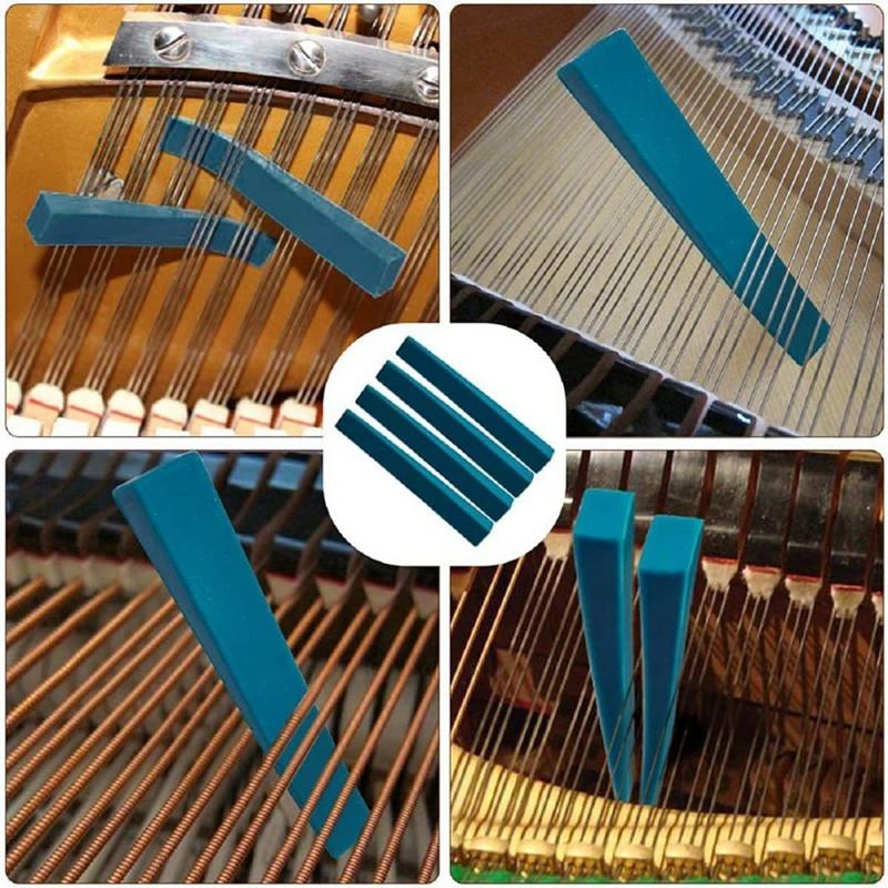 Professional Portable Lever Jujube Piano Tuning Tuner Mute Kit Tools And Case Piano Tuning Lever Tools Kit Mute Hammer Diy Set