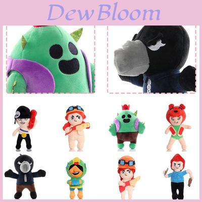 Brawl Stars Cactus Leon Nita Poco Spike Plush Toy Pendant Stylish Stuffed Doll Kids Gift