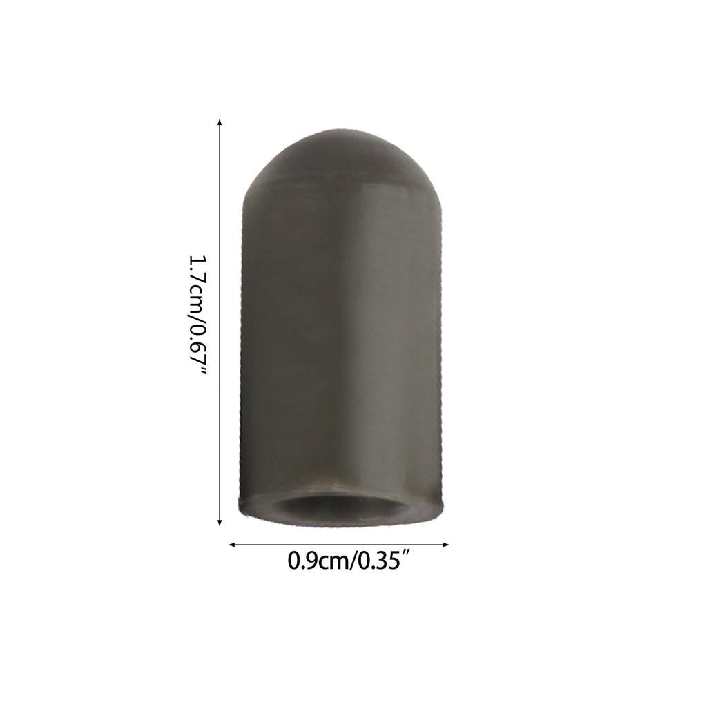 Set of 10, Silicone Drumstick Tips Silicone for Head Sleeve Drumstick Mute for Protection Cover Percussion Instruments
