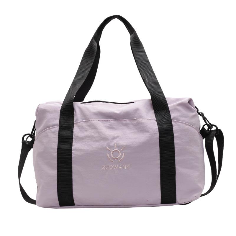 Stylish and simple going out travel bag Large capacity casual women's yoga training bag Dry and wet separation Crossbody duffel bag