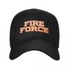 Fire Force Japanese Fantasy Battle Anime Cap Fashion Casual Baseball Caps Adjustable Hat Hip Hop Summer Unisex Baseball Hats