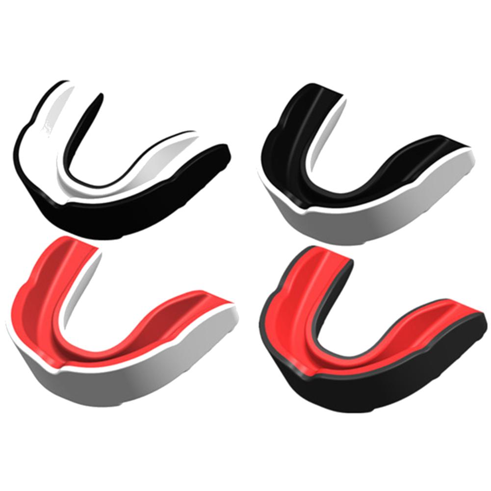 4-12Pcs Fighting Training Mouth Guard Boxing Gum Shield Adult Junior Mouthguard Football Wrestling Boxing Teeth Protection