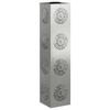 Solar LED Path Light 2 Pcs Silver Galvanized Steel