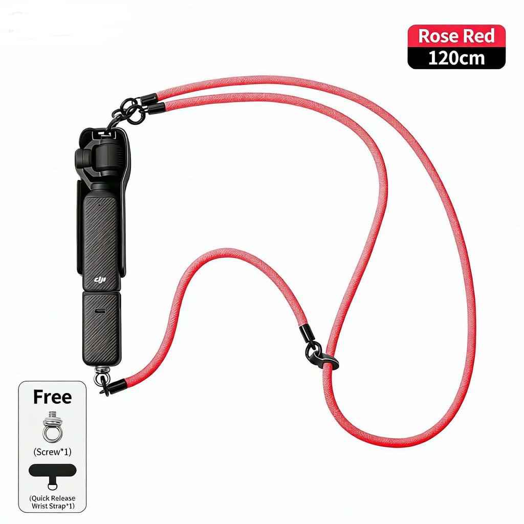 Silicone Case for DJI Osmo Pocket 3 Handheld Gimbal Camer Multi-Functional Wrist Lanyard with Detachable Outdoor Anti-Lost Straps