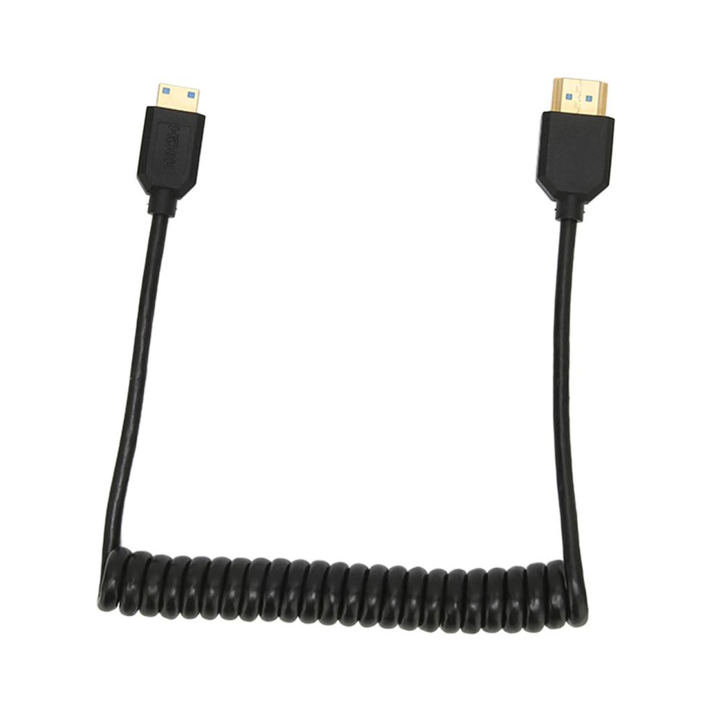 Kabel interfejsu multimedialnego HD Mini Męski do Męskiego 8K 60Hz 4K 120Hz Spiralny Przewód do Wyświetlania Wideo dla HDTV Konsoli do Gier