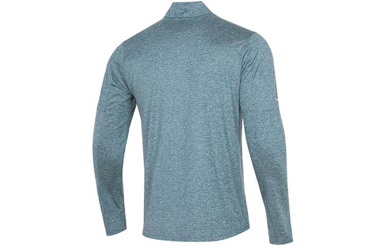 Nike T Shirts Men's Blue Stand Collar Moderate Straight Fit DD4757-058