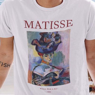 Matisse Painting T-Shirt – Woman With A Hat, Cotton