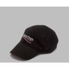 Used BALENCIAGA Popular Campaign Logo Cap, Black, Unused with tag