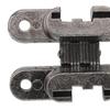 3 Pcs 43mm Mini Door Lock Hinges Invisible 180 Degree Zinc Alloy Cross Hinge For Cabinet Jewel Box