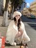 2025 Autumn/Winter Women's Faux Fox Fur Coat - European & American Style