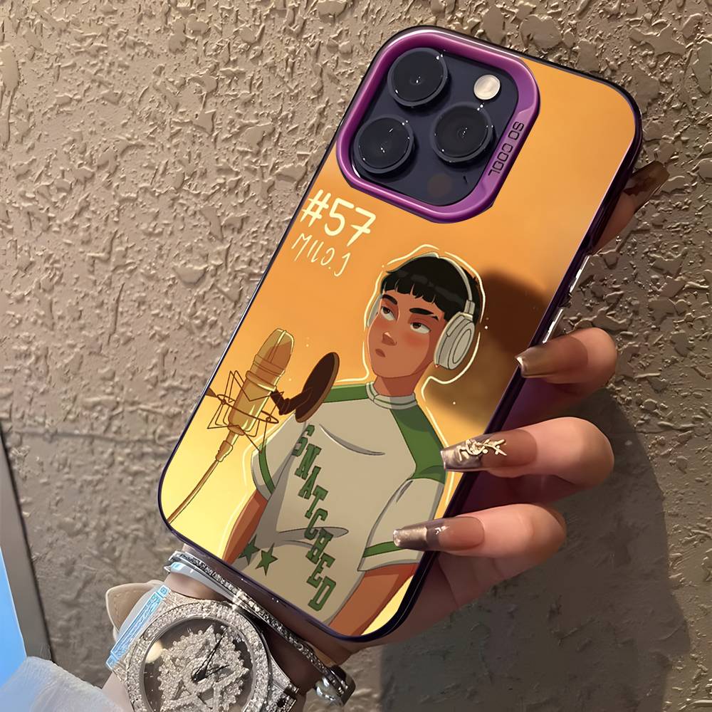 Singer Milo j For Purple Candy Matte Cover iPhone 17,16,15,14,13,12,11,Mini,Pro,E,SE4,XS,MAX