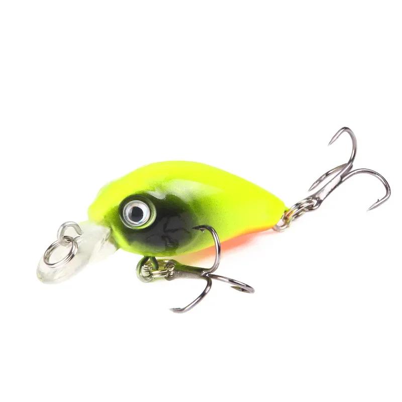 4.5cm 4g 1pcs Mini Minnow Fishing Lure Crank Wobblers Hard Bait Jig TopWater SwimBait Crankbait Carp Bass Pesca Fishing Tackle