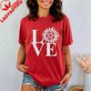 LOVE Supernatural Shirt Winchester Brother Tshirt Science Fiction TV Series Fans Tee SPN Lover Gift T-shirtunisex Cotton Tops