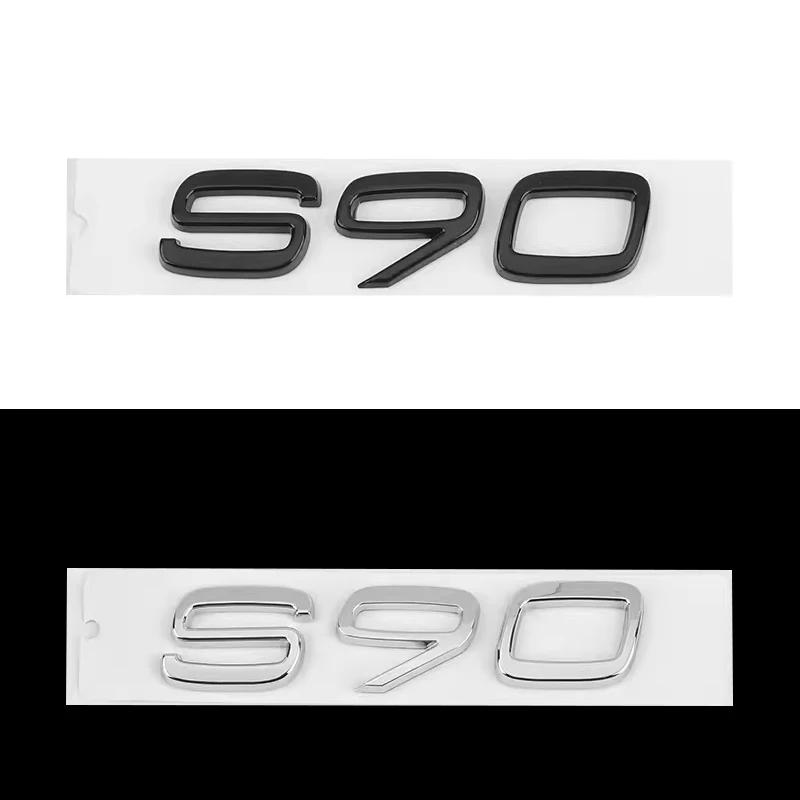 Car Audio Decorate 3D Aluminum Badge Emblem Stickers For VOLVO XC90 XC60 V40 V60 S60L Rear Logo Volvo Logo T4 T5 T6 B3 B4 B5 B6