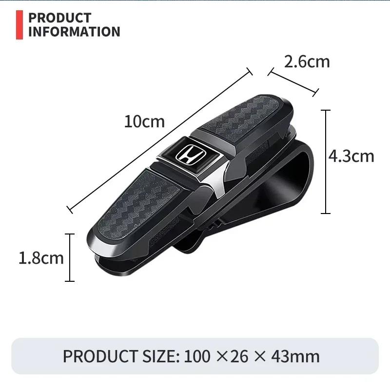 Car Holders Glasses Car Sun Visor Sunglasses Eyeglasses Mount For Honda civic accord fit jazz pilot CRV odyssey passport akw256