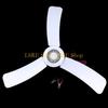 L8RE 12V 3 36" inch Ceiling Fan Mute Electric Hanging Fan for Dining Room Bed
