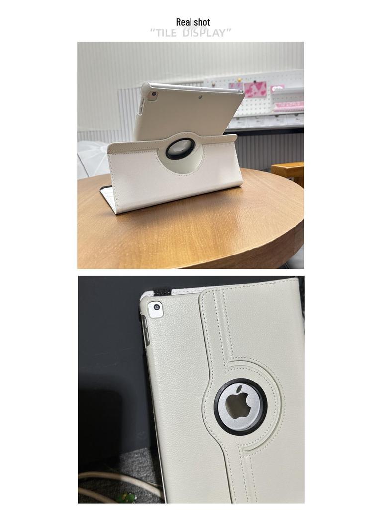 360° Rotating Leather iPad Protective Case - Full Coverage DIY Air7 Shell 2025