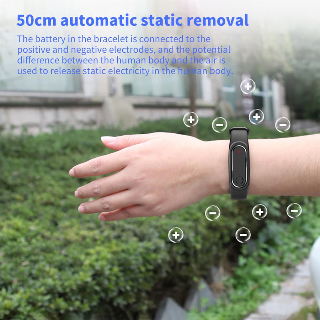 Wireless Car Anti-Static Bracelet Auto Door Human Bangle Automatic Remover Wristband for Men Women Accessories