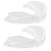 2pcs Protective Mouth Guards Athletic Football Mouth Protection Athletic Mouthpiece Clear Mouthguard Boxing Teeth Protector 3