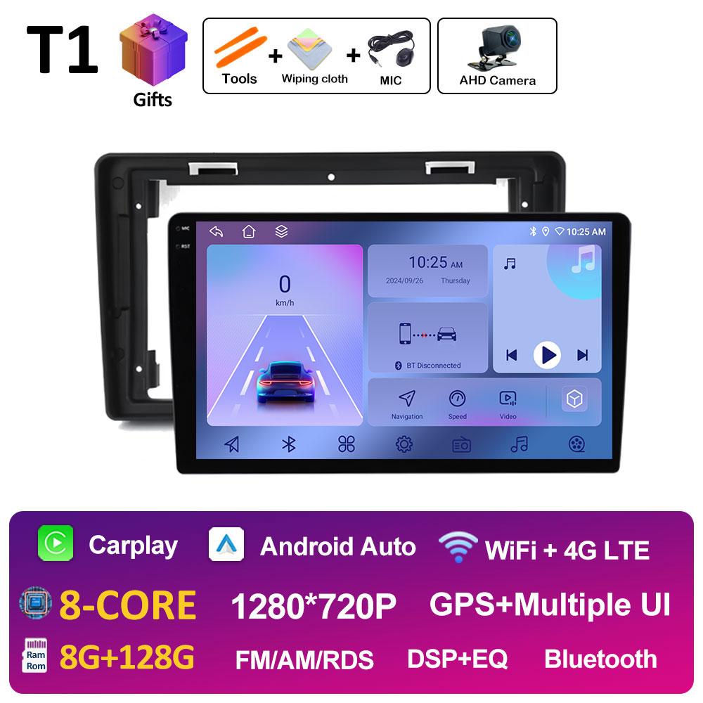 Smart Syetem GPS Navigarion For Citroen C2 C3 2001 2002 2003 2004 - 2010 Android 14 Wireless Carplay Cooling Fan Blurtooth WIFI