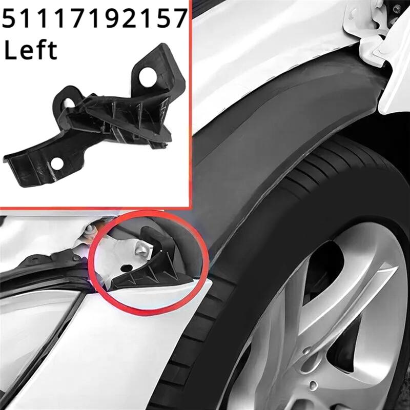 M63K-Front Bumper Retainer Bracket Holder Bumper Bracket For BMW E89 Z4 2009-2016 Replacement Left Side 51117192157