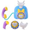 Bilingual Musical Telephone Baby Children Educational Development   Toy Gift (Blue)