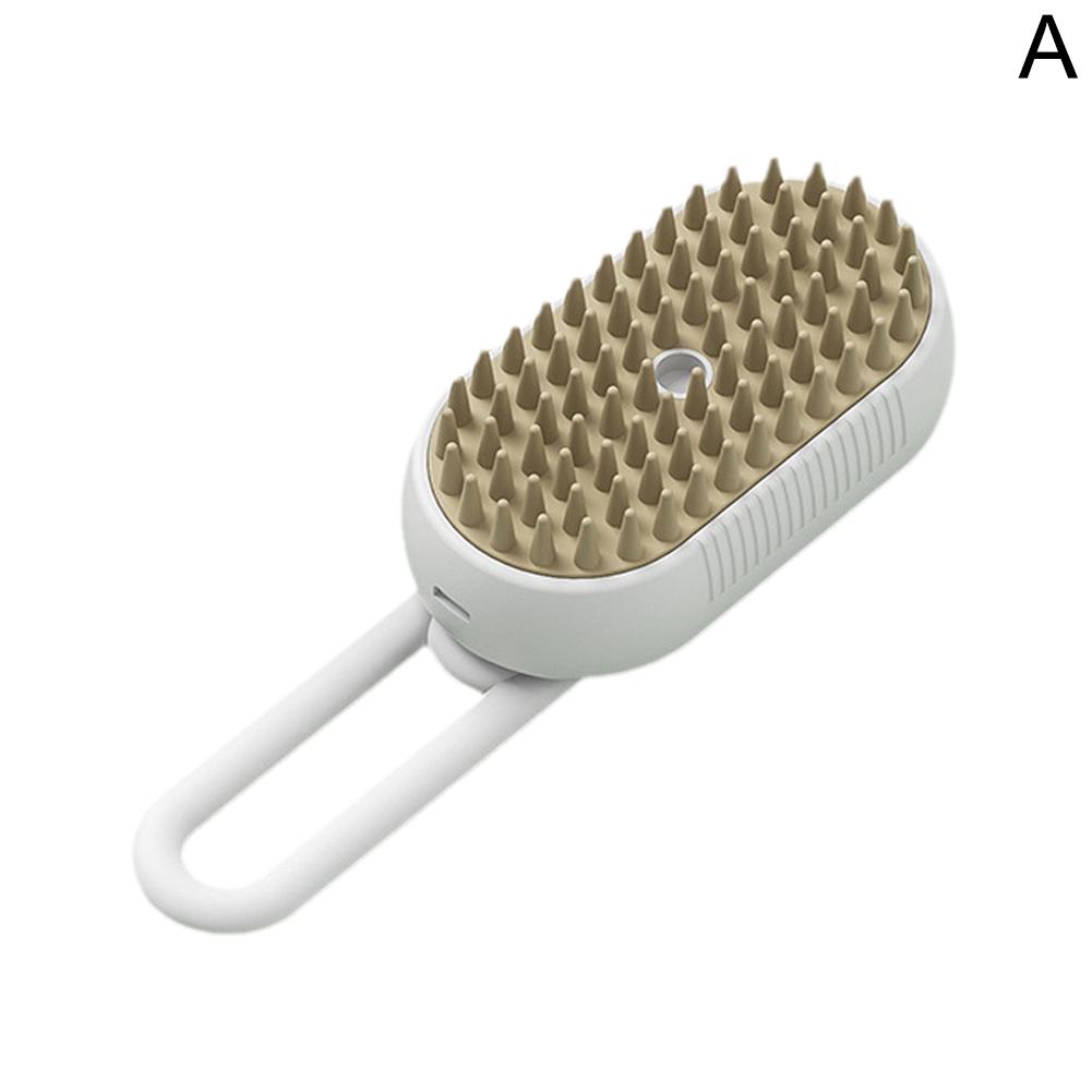 Pet Steam Brush Cat Dog Cleaning Steamy Spray Massage Beauty Comb 3 In 1 Hair Removal Grooming Supplies Pets Accessories