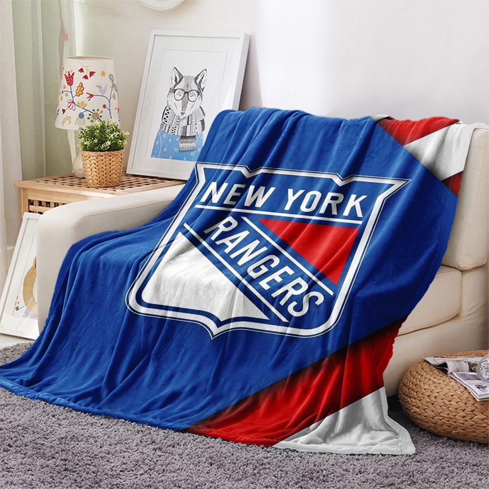 New York Rangers2 Flannel Blanket, High quality Comfortable for All Seasons, Home Decor, Warmth and Comfort