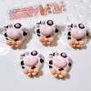 10 Pcs New Resin Cute Cartoon Bow Knot Cat Paw Flat Bottom Scrapbook Diy Jewelry Hair Clips Phone Case Ornament Accessories A97