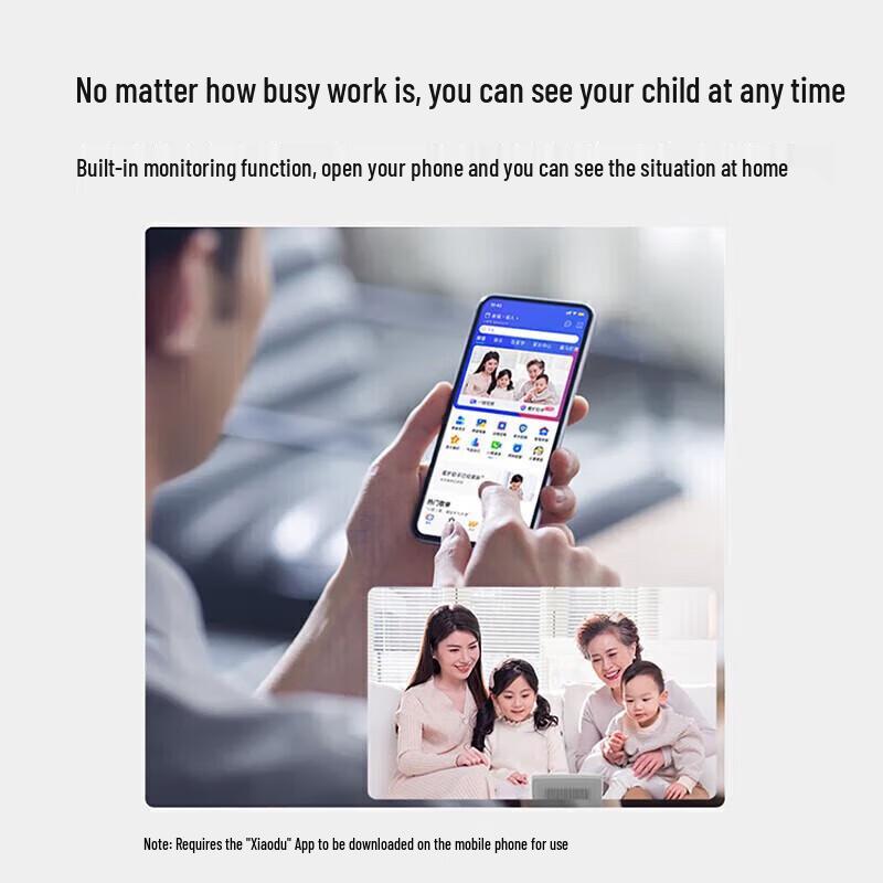XiaoDu Smart Screen H9 8-inch AI Assistant CN Plug (adapter Included)