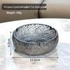 Elegant Glass Ashtray: Stain-Resistant, Fashionable, Large-Capacity for Home or Office