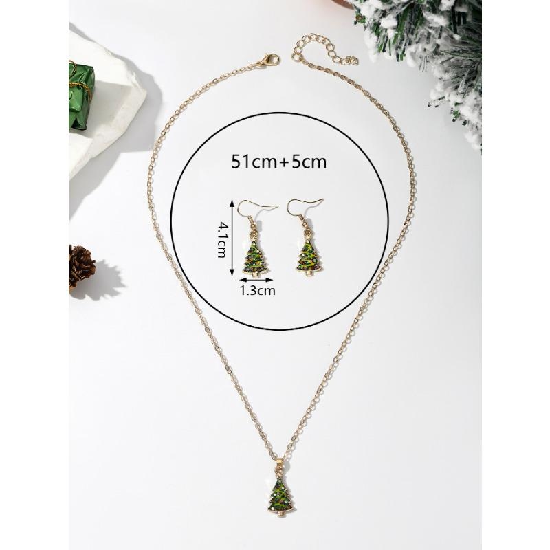 Hot Sale Christmas Ornaments, Creative Staff Snowflake Socks Snowman Christmas Tree Jewelry Holiday Set
