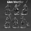 Metal Ancient Hundred Wars Lions Soldiers Model Gifts Miniature Ornament Accessories Action Figures Toys Board Game Pieces