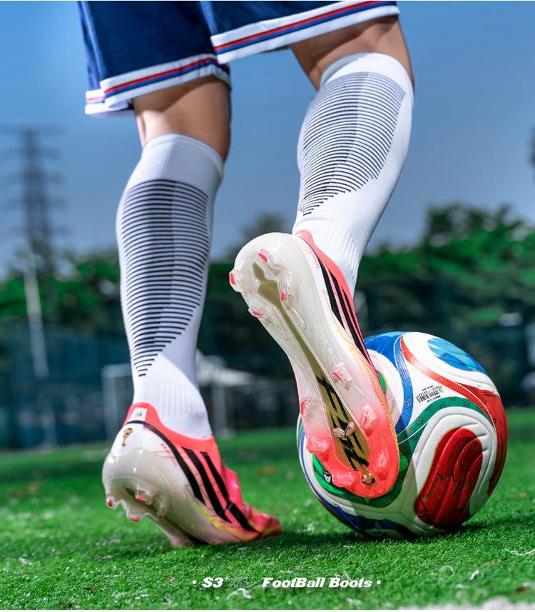 European Cup F50 Cross-Border Football Shoes: Unisex, Teen, Student, Long Spike, Grass, Studded, Competition & Training Sports Shoes