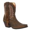 Botines Western Durango para Mujer/Señora Crush de Cuero de Grano Completo