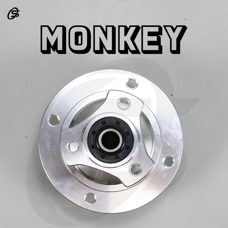 Z50 Rear Hub Z50 Monkey Wheels Hub Sllver CNC Core Wheels Hub Aluminum Motorcycles Parts Monkey Z50 Parts