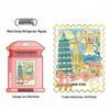 Nanning 3D Wooden City Refrigerator Magnet – Creative Kitchen Souvenir Gift