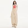 American Retro Lace-up Summer Thin Fluffy Breathing Pants Milk Pants Air Casual Wide-leg Tooling Scimitar Pants
