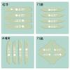 For Geely EX2 Door Edge Guard Handle Protection Sticker Door Bowl Sticker and Door Foot Sticker Silicone Anti-collision Pads Set