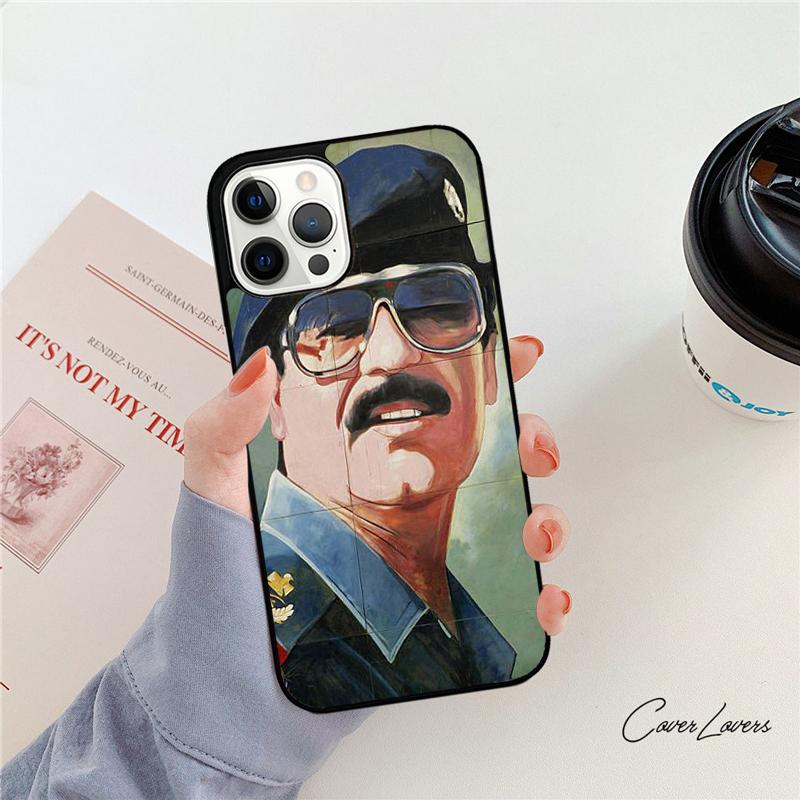Saddam Hussein Iraq Arabic Phone Case For iPhone 17 Air 14 15 16 13 12 For Apple iPhone 17 Air 11 Pro Max Plus Coque