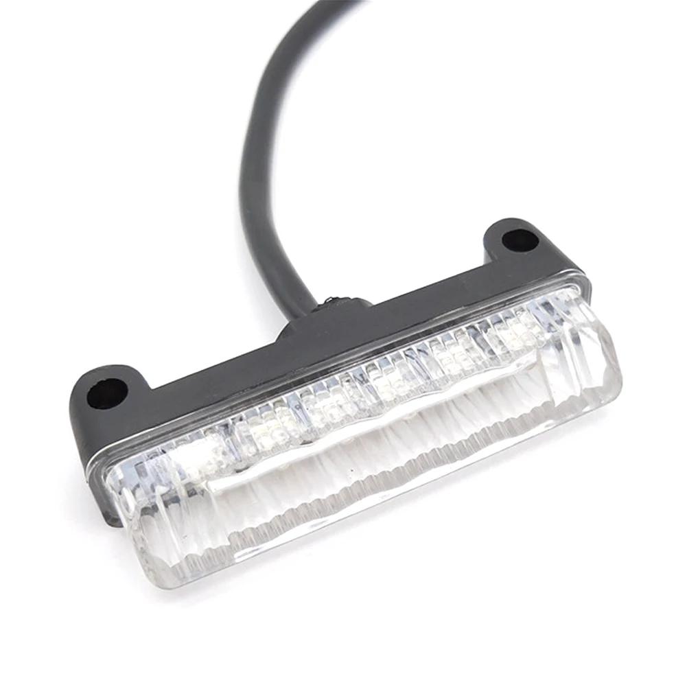 

3-Colors Motorcycle 12V Mini Rear Brake Tail Stop Light Waterproof For Dirt Bike Motorbike License Plate Decorative Rear Lamp