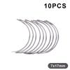 6/10Pcs Suture Surgical Tool Durable Metal 1/2 Corner Medical Needle Double Eyelid Medical Science Diy Accessories