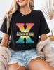 Retro Generation X T-Shirt: Baumwoll-T-Shirt im Vintage-Stil