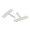 Nickel Strip 100 Piece for T Shaped Nickel Sheets Plates Battery Nickel Plated Steel Belt Strip Spot Welding Connector