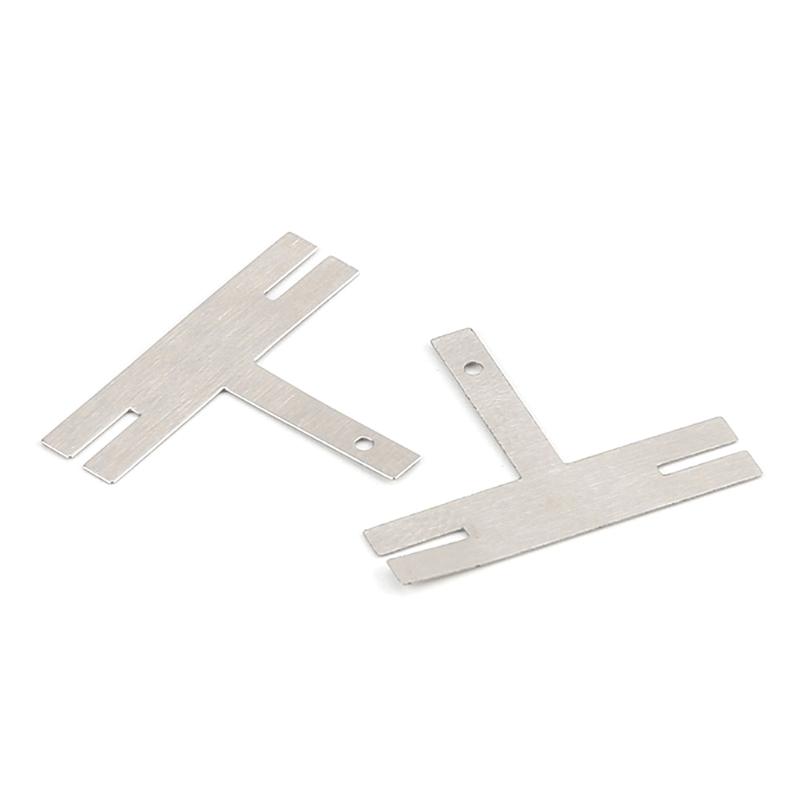 Nickel Strip 100 Piece for T Shaped Nickel Sheets Plates Battery Nickel Plated Steel Belt Strip Spot Welding Connector