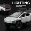 Maßstab 1/24 Tesla Pickup Camping Wohnmobil Automodell Diecast Metall Spielzeugfahrzeuge Automodell Sound Licht Sammlung Kinderspielzeug Geschenk