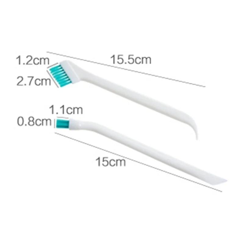 2pcs Milk Bottle Cleaning Cup Glass Washing Brush Suit Groove Gap Scrub Tool